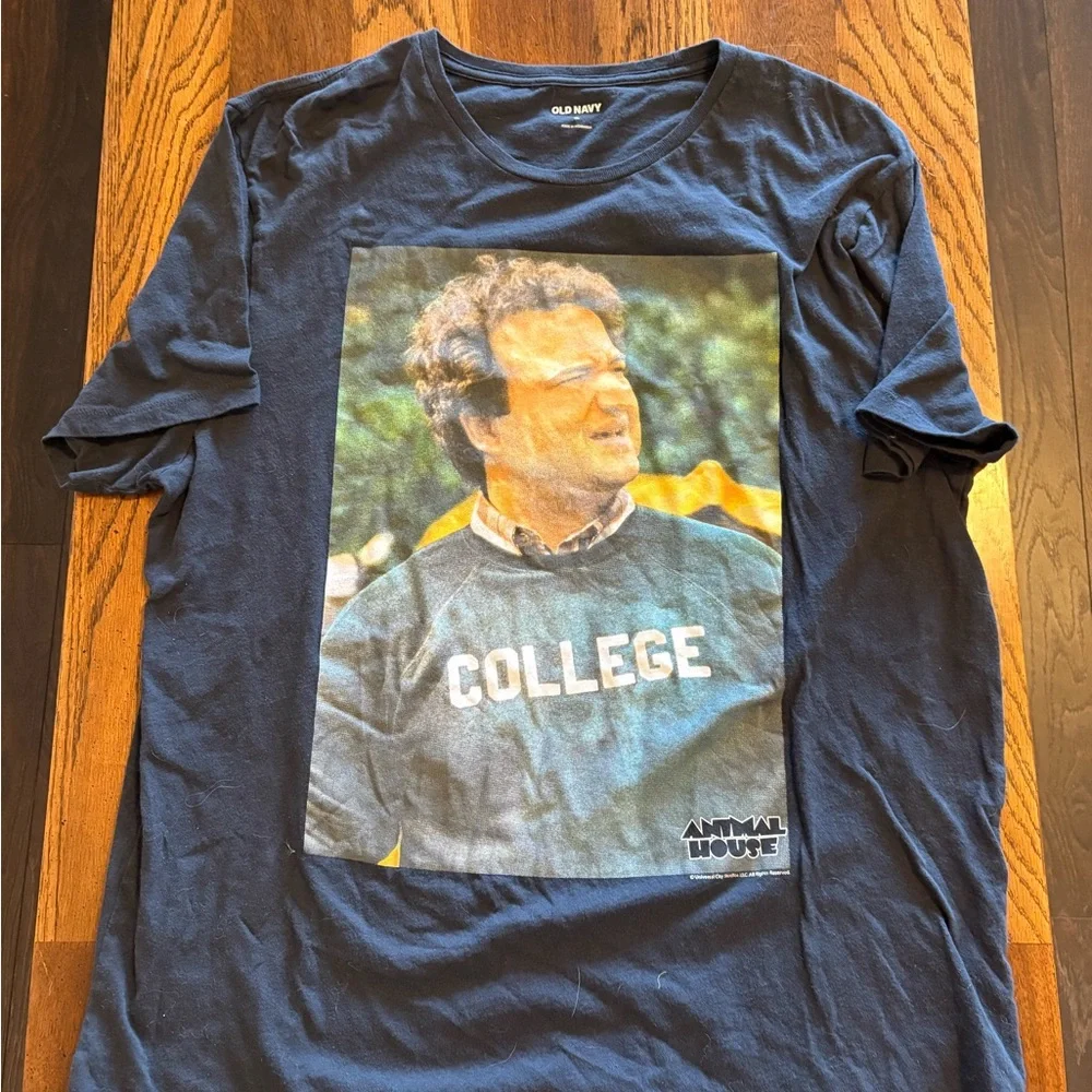 Animal House Old Navy Navy Blue Tee - Picture 2 of 3